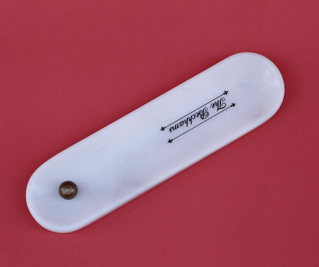 ARTEMIA Signum Personalized Marble Incense Holder – Handcrafted Custom Wedding Gift | Ege Home Decor