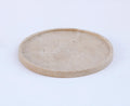 CONCORDIA Decorative Beige Travertine Round Tray 10.6″ – Stone Tray for Bathroom, Kitchen & Living Room | Ege Home Decor
