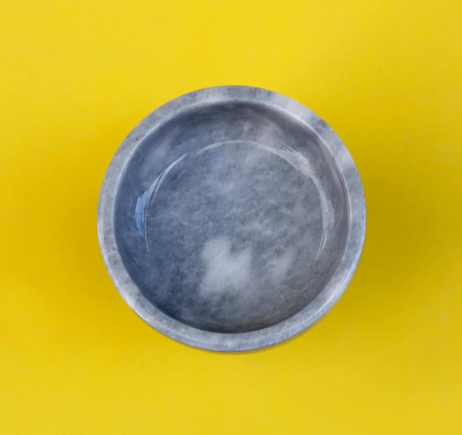 COSMIA Handmade Gray Marble Pedestal Bowl – Luxury Compote Dish | Ege Home Decor