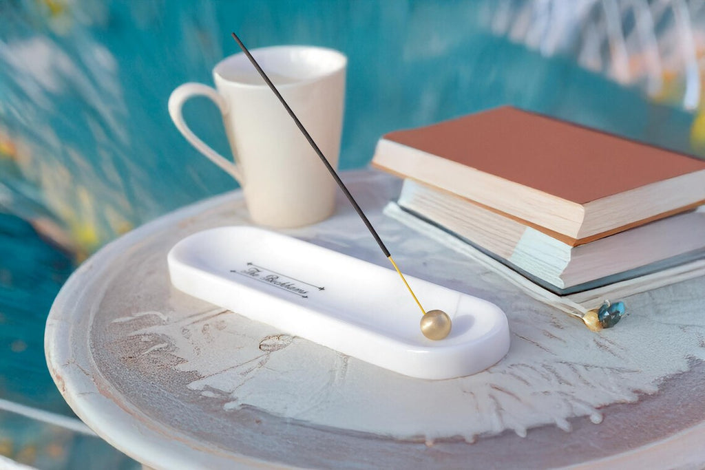 ARTEMIA Signum Personalized Marble Incense Holder – Handcrafted Custom Wedding Gift | Ege Home Decor